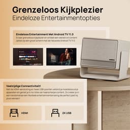 XGIMI Horizon S Max – 4K Smart-Projector – Beamer- IMAX Enhanced – Dolby Vision – Dual Light 2.0 – 3000 ISO Lumens – Android TV™ 11.0 – Harman/Kardon Sound – Bluetooth 5.1 – ISA 5.0 — thumbnail 3