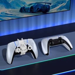 YONO Stuur geschikt voor Playstation PS5 Controller - Stuurwiel - Racestuur - Accessoires - Wit — thumbnail 4