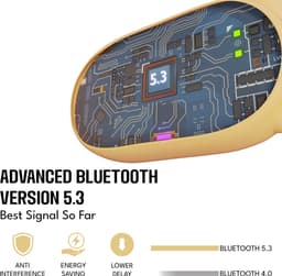 Voltma Active Beats - Open Ear Hoofdtelefoon met Air Conduction - Bluetooth 5.3 Sport Headset - Koptelefoon IPX45 Waterdicht - 6 Uur Speeltijd - Snelladen - Open Ear Comfort Draadloze Oortjes voor Sport en Fitness - geschikt voor Android, iOs Oranje — thumbnail 7
