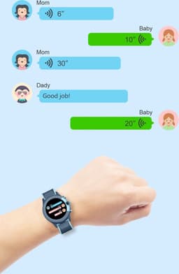 Watcher VI touch 4G smartwatch - kinder GPS horloge - met camera - incl. SIM-kaart - roze — thumbnail 4