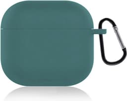 ShieldCase Siliconen Hoesje Geschikt voor Airpods 4 - Siliconen Case voor Apple Airpods 4 Case Hoesje - Donkergroen — thumbnail 4