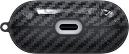 ShieldCase Black Stripe Hoesje Geschikt voor Airpods 4 - Siliconen Case voor Apple Airpods 4 Case Hoesje - Zwart — thumbnail 4