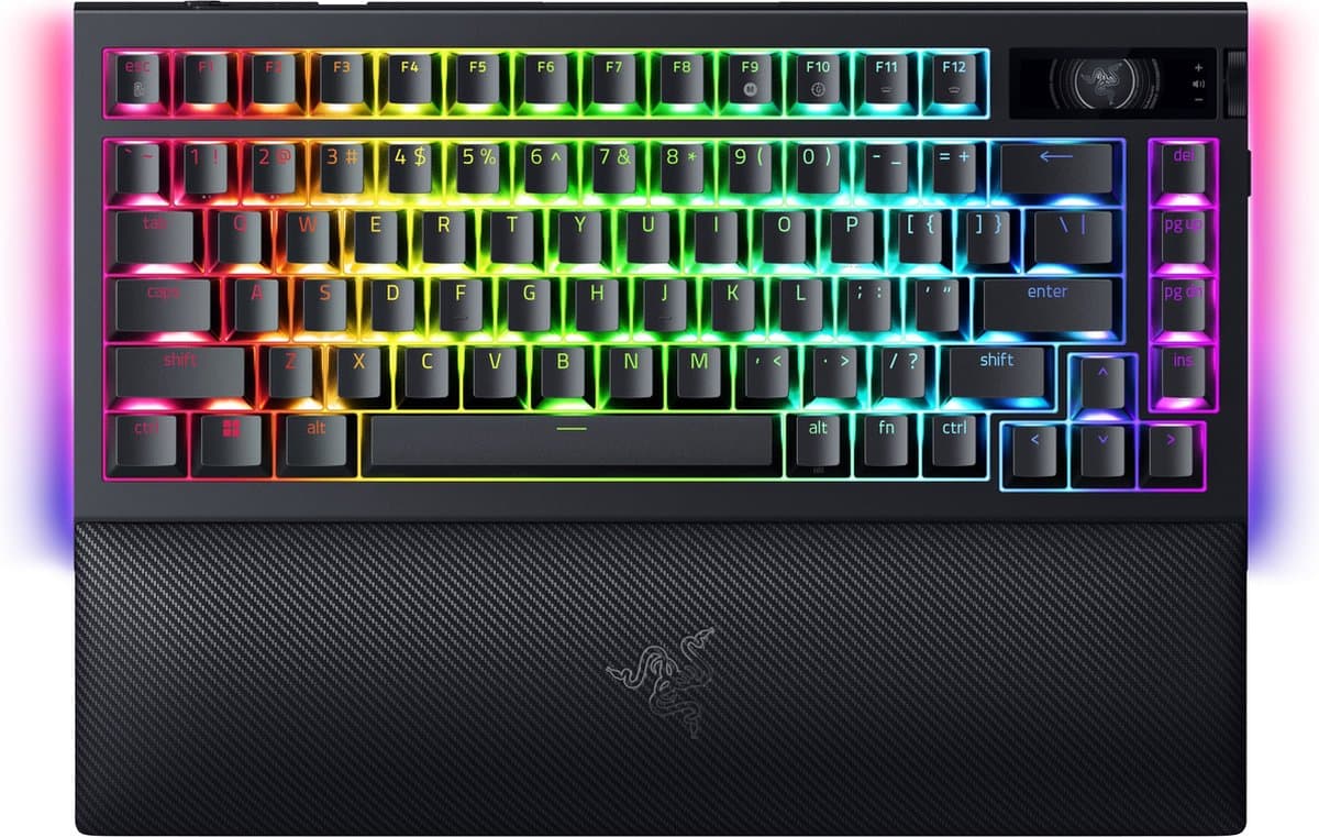 Razer BlackWidow V4 Pro 75% - Draadloos Gaming Toetsenbord - Mechanisch Orange Switch - RGB - Qwerty — afbeelding 1