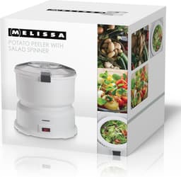 Melissa Elektrische Aardappelschiller - 85W - Aardappelschrapmachine met slacentrifuge - 16220008 - Wit — thumbnail 5
