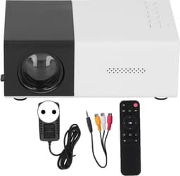 1080P Draagbare Mini-projector met Ingebouwde Luidsprekers - Multimedia Home Theatre Filmprojector - Compatibel met Smartphone en Laptop — thumbnail 1