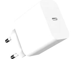 USB C Snellader Adapter Oplader Universeel - USB C PD Oplader Snellader - Wit - voor alle telefoons en tablets met USB C Aansluiting