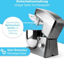 Lexium Deegmachine - Kneedmachine - Deegmixer - Keukenmixer - Keukenmachine — thumbnail 2