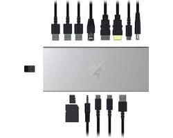 Razer USB 4 Dock - Docking Station - 14 Poorten - USB 4 Dock Voor 2 Schermen - Mercury Wit