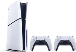 PlayStation 5 Disc Edition - Slim - Bundel met 2 Dualsense Draadloze Controllers — thumbnail 1