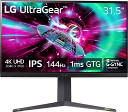 LG UltraGear 32GR93U-B - 4K IPS Gaming Monitor - 144hz - HDMI 2.1 - Console Gaming - 32 inch — thumbnail 1