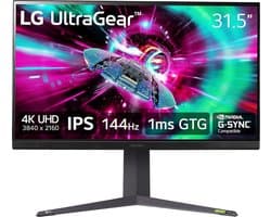 LG UltraGear 32GR93U-B - 4K IPS Gaming Monitor - 144hz - HDMI 2.1 - Console Gaming - 32 inch