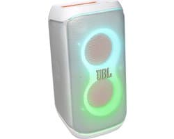 JBL Partybox Club 120 - Draadloze Bluetooth Party Speaker - Opvouwbare Handgreep - Spatwaterdicht - LED verlichting - 12 uur - Wit