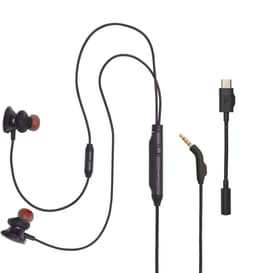 JBL Quantum 50C - USB-C Oordopjes voor iPhone 15, 16 & 17 - In-ear Headset met Microfoon - Inclusief 3.5 mm naar USB-C Adapter - Voor Samsung, Laptop & Console - Zwart — thumbnail 3