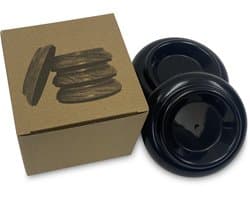 Set luxe Bolan piano schotels zwart - onderzetters meubels - bescherming voor vloer - caster cups - set van 4 stuks