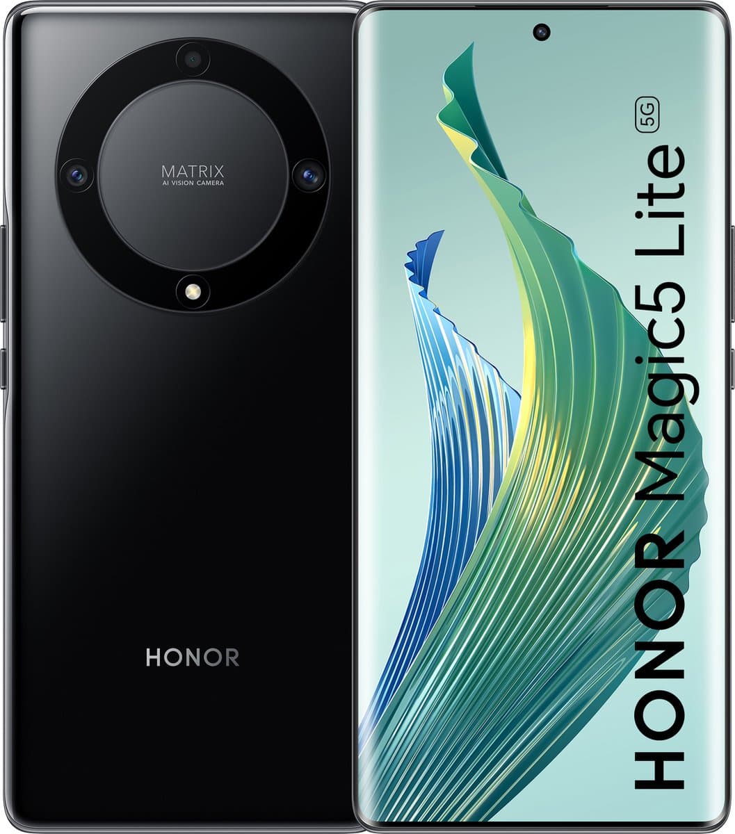 Smartphone Honor Magic5 Lite Black 8 GB RAM Qualcomm Snapdragon 6,67" 256 GB — afbeelding 1