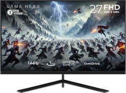 GAME HERO® 27 inch Full HD IPS Gaming Monitor - 1ms - 144Hz — thumbnail 1