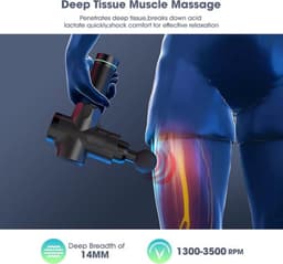 Massage apparaat - Professioneel - Massagegun - Must have voor iedereen! — thumbnail 4
