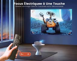 5G WiFi Bluetooth Beamer - 15.000 lumen Full HD 1080P Projector met 4K Ondersteuning en 4P/4D Correctie — thumbnail 5