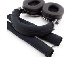 Somstyle Hoofdband Cover Geschikt voor AudioTechnica ATH M50X, M50, M40X, M40, M30X & M20X Koptelefoon - Neopreen - Band voor Hoofdtelefoon - Zwart
