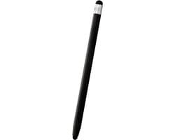 DrPhone SX V9 Metalen Stylus Pen - Dubbele Tips Capacitief Touchscreen – Universeel - Voor Tablet / Smartphone / Laptop - Zwart