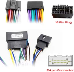 Iso kabel autoradio kabelset met canbusdecoder | geschikt voor Ford fiesta Transit Custom 2011 - 2013 | Android carplay radio stekkers | Connector plug | verloopstekker | 2011 2012 2013 canbus decoder — thumbnail 4