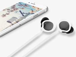 kwmobile-riem geschikt voor Google Pixel Buds Pro-hoofdtelefoon - hoofdtelefoonhouderband in wit — thumbnail 5