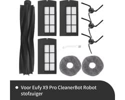 Onderdelen geschikt voor de Eufy X9 Pro robotstofzuiger van Replacements - 10-delig