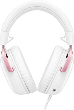 HyperX Cloud III Gaming Headset - PC, PS5, Xbox Series X|S - Nintendo, Steamdeck - (White/Pink) — thumbnail 3