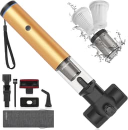 Draadloze 6-in-1 Accu Handstofzuiger met Ventilator - Mini Stofzuiger voor Auto - Sterke Suction tot 15 kpa — thumbnail 1