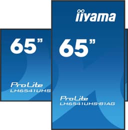 Iiyama LH6541UHS-B1AG professioneel digitaal signage display, 163,8 cm, 4K Ultra HD, 500 cd/m², zwart, 24/7. — thumbnail 2