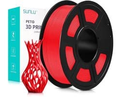 SUNLU PETG Rood / Red 1kg - 1.75mm - 3D printer filament