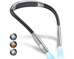 ApexArte® Nekleeslamp Oplaadbaar - Neklampje voor Haakwerk - Boeklampje