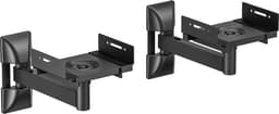 Speaker muurbeugel universeel - wandmontage speakers - luidspreker muurbeugel - muurmontage speakers - draaibaar roteerbaar kantelbaar - 25 kg belastbaar - set van 2 stuks — thumbnail 1
