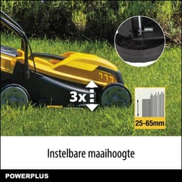 Powerplus elektrische grasmaaier POWEG62203 - 1000 W, 320 mm Ø grasmachine, tuintoestel, met grasopvangsysteem en achteruitworp — thumbnail 5