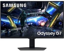 Samsung Oyssey G7 LS27DG702EUXEN - 4K IPS Monitor - 144Hz - 27 inch — thumbnail 1