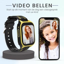 VUBIO 4G Kinder Smartwatch L2 - Incl. SIM - GPS - Videobellen - Zwart — thumbnail 5