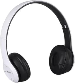 Headset Multifunctionele opvouwbare draadloze sporthoofdtelefoon met HiFi-stereogeluidstechnologie en ergonomisch ontwerp voor thuiskantoor Reizen (wit) — thumbnail 1