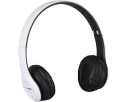 Headset Multifunctionele opvouwbare draadloze sporthoofdtelefoon met HiFi-stereogeluidstechnologie en ergonomisch ontwerp voor thuiskantoor Reizen (wit)
