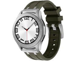 Stravo 20mm Smartwatch Bandje – Heavy Duty Liquid Siliconen Horlogeband – Geschikt Voor Samsung Galaxy Watch 7 (40 & 44mm) / 6 (Classic) / 5 (Pro) / 4 (Classic) / 3 41mm / 42mm / Active 2 / FE / Gear Sport – Groen