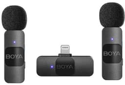 BOYA BY-V2 (V2.0) microfoon Zwart Microfoon met bevestigingsclip — thumbnail 1