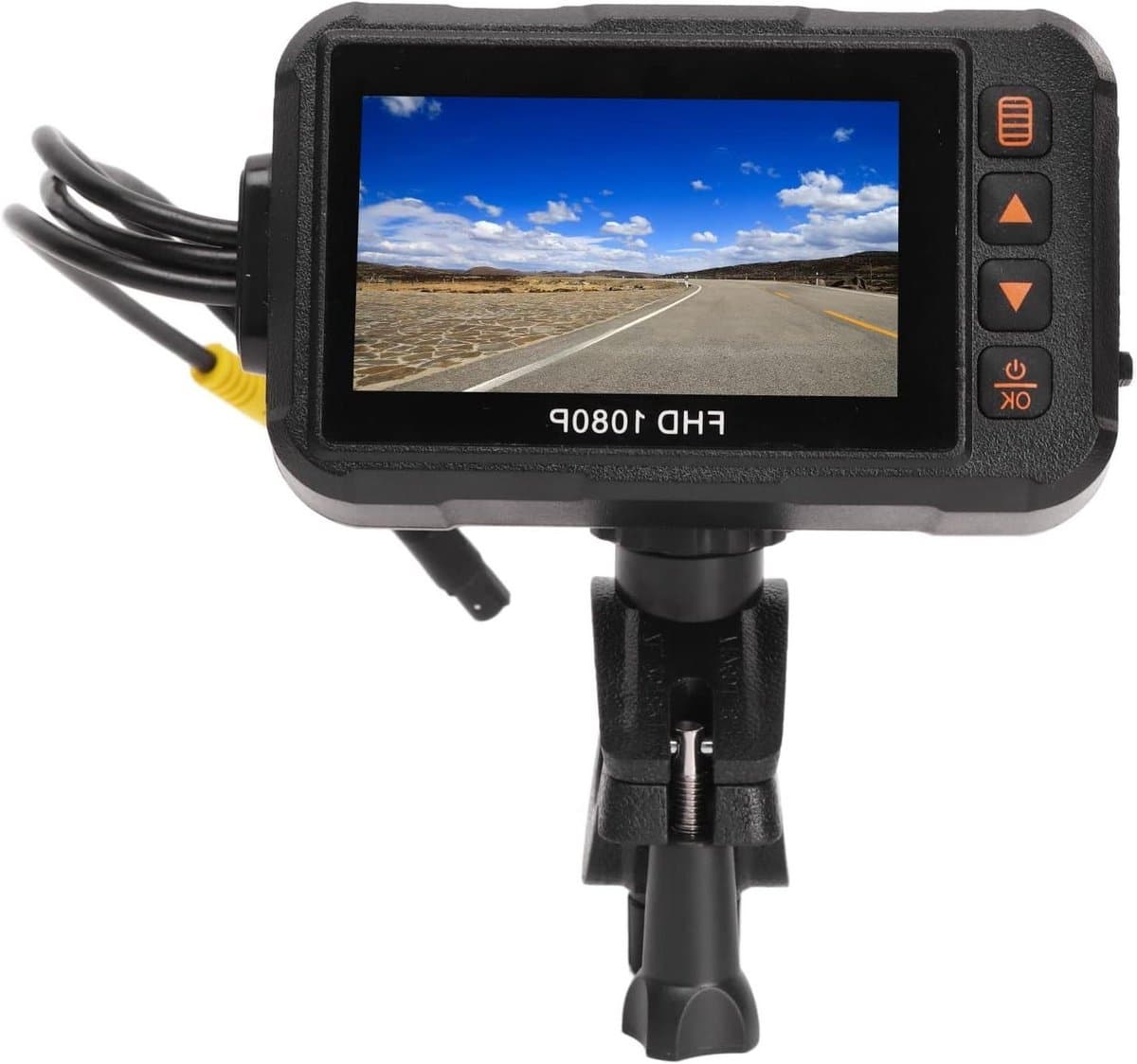 Motorcycle Dashcam 1080P Front Rear Camera Video 30 FPS Double Wide Angle Waterproof Driving Recorder Support Loop Recording G-Sensor Parking Monitoring - 3 Inch — afbeelding 1