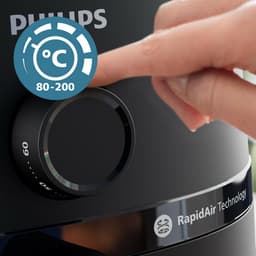 Philips 1000 Series Airfryer - NA120/00 - Draaiknopbediening - 4.2L - Tot 4 Personen - Zwart — thumbnail 15