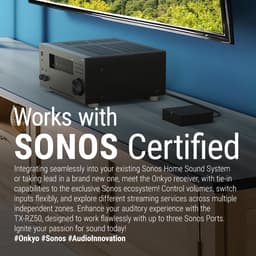Onkyo: TX-RZ50 - 9x 120W, HDMI 2.1 (7in/2out), 8K, DAB+, DIRAC, Bluetooth, Network, Klipsch Optimized, Sonos, Roon — thumbnail 5