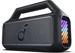 Soundcore Boom 2 Outdoor Speaker by Anker, 80W, Subwoofer, BassUp 2.0, 24H Playtime, IPX7 Waterproof, Floatable, RGB Lights, USB-C, Custom EQ, Bluetooth 5.3, Portable For Outdoors, Camping, Beach, and Backyard-Zwart — thumbnail 10