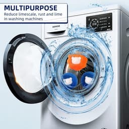 10-pack - Huisdierhaarverwijderaar - Washaarvanger - Huisdierhaarvanger - Wasmachinewasballen (5 blauw + 5 oranje) — thumbnail 5