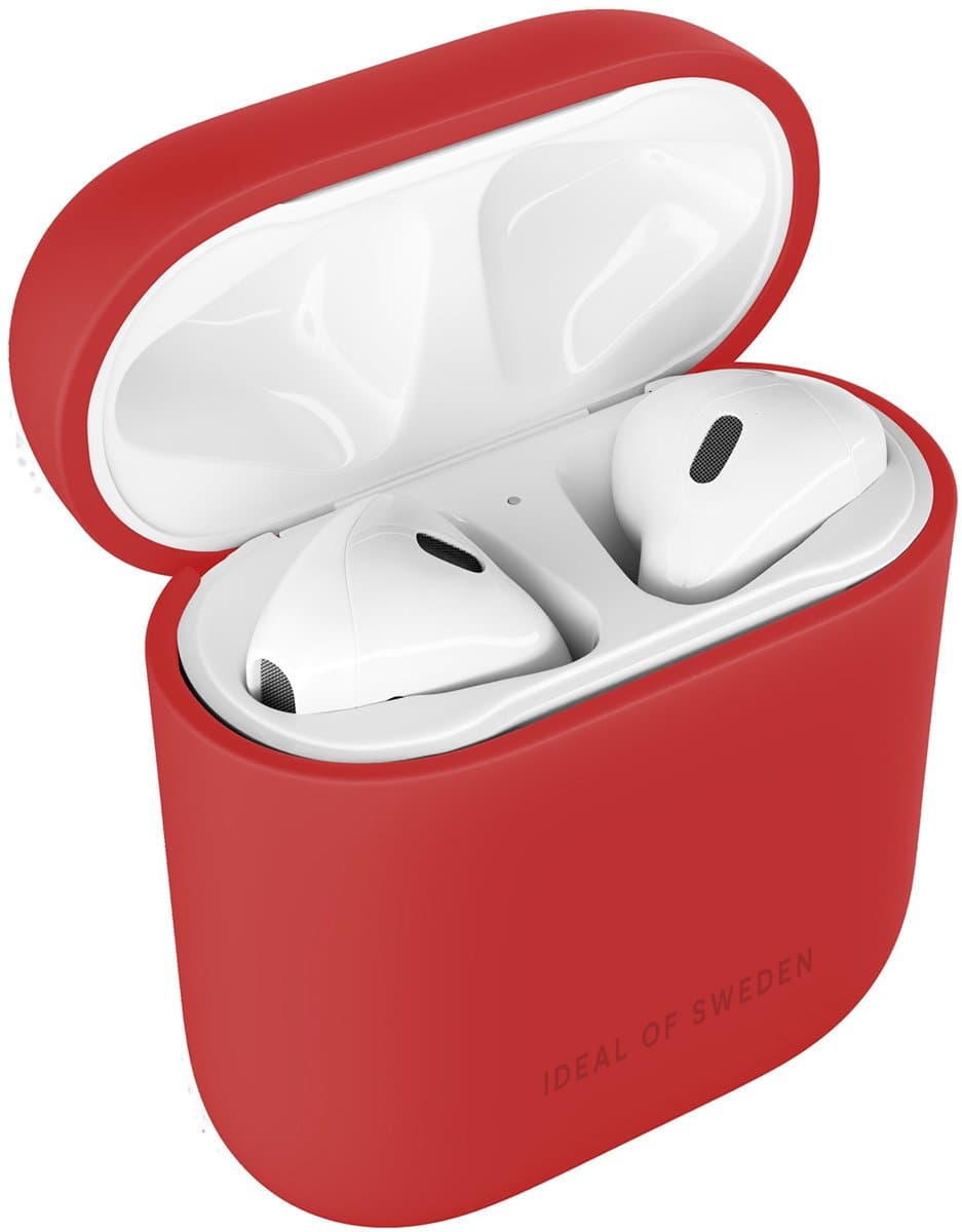 iDeal of Sweden Silicone Case voor de Apple AirPods 1 / 2 - Red — afbeelding 1