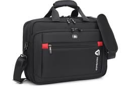 TRAVBAG® 15.6 Inch Laptoptas – Waterafstotend – Laptop Tas met Extra Opbergruimte – Geschikt voor Werk, School, Reizen