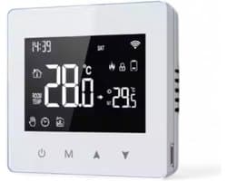 Thermostaat voor cv - Draadloos met Wifi - Met App - Wit