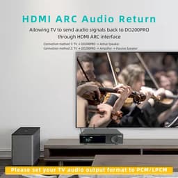 High-Res MQA DAC met 12 Chips, USB, Bluetooth 5.1, HDMI ARC - Voor PC, PS5 en HiFi Systemen — thumbnail 4