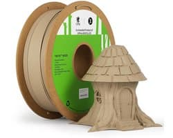 PLA Hout Filament 1.75mm 1kg - Natuurlijke Houtstructuur voor 3D Printer